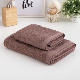 Полотенце махровое Этель Терри 50x90 см, коричневый  фото 4