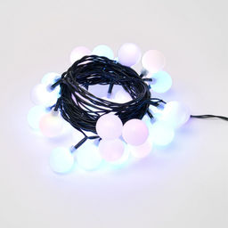 ULD-S0500-030/DGA RGB IP20 RAINBOW-1 Гирлянда светодиодная Радуга-1, 5м. 30 светодиодов. RGB свет. Провод зеленый. ТМ Uniel
