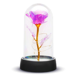 Светильник "Волшебный цветок" в коробке (розовый)