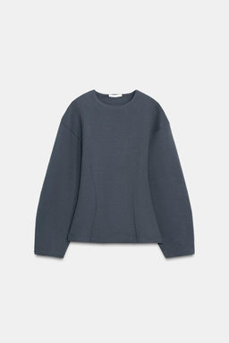 INTERLOCK TOP WITH DARTS - Zara фото 5