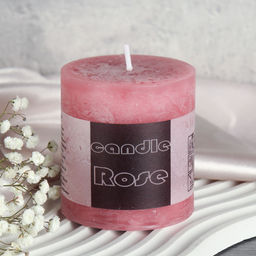 Свеча столбик ароматическая 8 см / ZH-041 /уп 96/ микс (Белый)