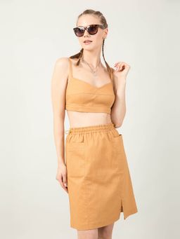 Юбка на поясе с резиной и кулисой - Stilla фото 3