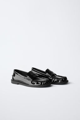 PATENT LOAFERS - Zara фото 2