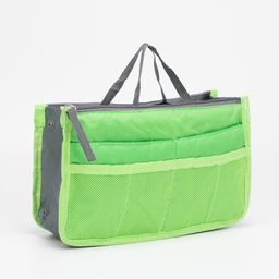 Косметичка-органайзер на молниях, цвет зелёный - Simaland фото 9