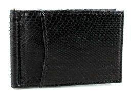 Зажим для купюр из кожи питона