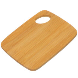 Доска разделочная бамбук, 20х15х1 см, с ручкой, прямоугольная, H-1634 (443211) - Daniks фото 2