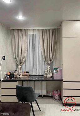 Кухонные шторы комплект с тюлью