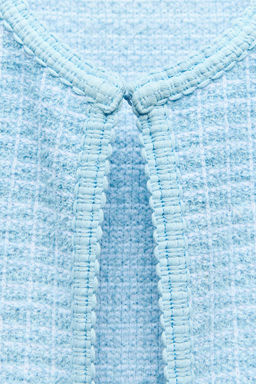 CROPPED KNIT CARDIGAN - Zara фото 12