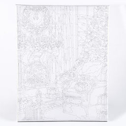 Картина по номерам на новый год на холсте с подрамником «Уют», 40×50 см