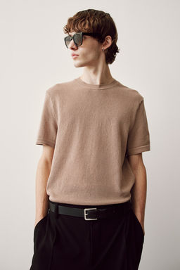 Camiseta tejida Slim Fit