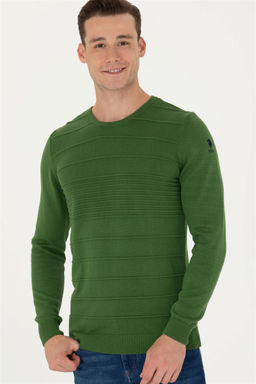 U. S. Polo Assn Мужской зеленый свитер - U.s. polo assn фото 11