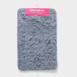 Коврик для дома Доляна «Пушистик», 50×80 см, серый