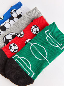 Desenli Erkek ?ocuk Patik ?orap 5li - Waikiki фото 3