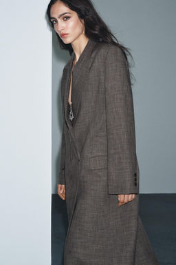 ZW COLLECTION LIMITED EDITION DOUBLE-BREASTED FROCK COAT - Zara фото 2