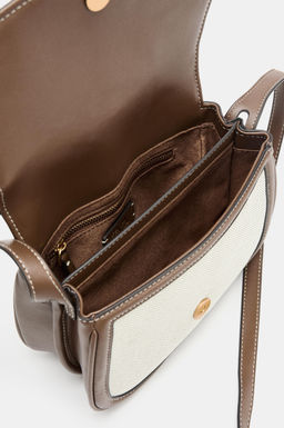 BOLSO COMBINADO BANDOLERA / Beige claro - Zara фото 7