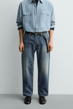 AARON LEVINE X ZARA RELAXED STRAIGHT-LEG JEANS фото 12