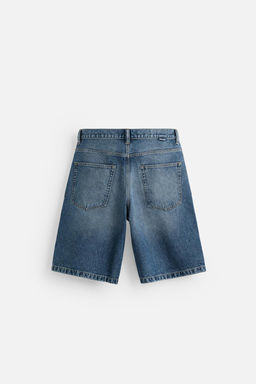 BAGGY FIT DENIM BERMUDA SHORTS - Zara фото 8