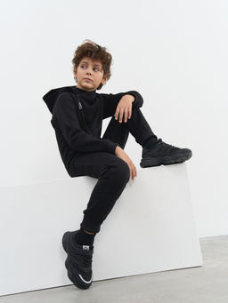 Комбинезон-косуха с капюшоном "Уголь" 7+