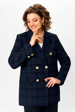 Жакет ДаЛи 3536.1 синяя клетка