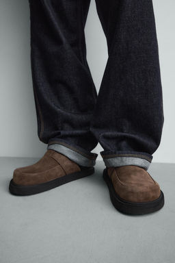 LEATHER CLOGS - Zara фото 3