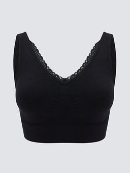Balensiz Dolgusuz Dantel Detayl? Seamless B?stiyer