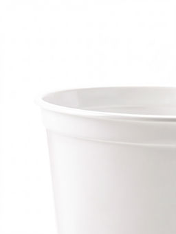 Горшок для цветов с поддоном 0,8 л, Белый