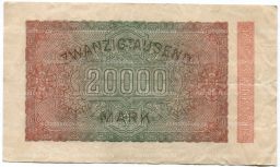 20000 марок 1923 года Германия