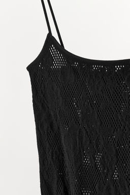 MONO LARGO SEAMLESS ENCAJE / Negro / Blanco - Zara фото 5