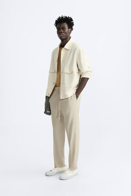 ZARA COMFORT FIT JOGGER BEL PANTOLON  фото 49