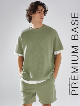 Футболка мужская зеленая