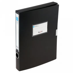 Папка-органайзер (короб) "Архивная" А4 23,4х31х3,5см, пластик, на липучке, цвет черный (Китай)