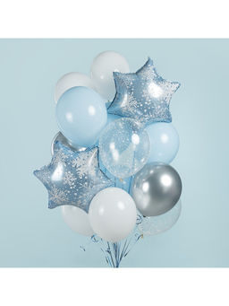 Воздушный шар фольгированный 19" «Снежинка»