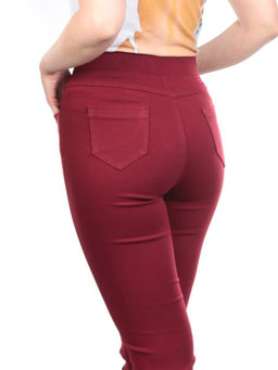 R8610 WINE Джеггинсы женские MOVEMENT - Fashion фото 5