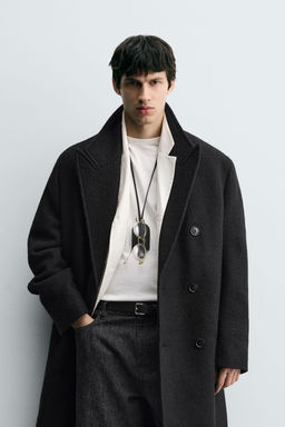 WOOL COAT BOUCL_ TEXTURE - Zara фото 2