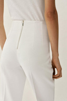 HIGH-WAIST TROUSERS WITH BACK ZIP - Zara фото 26