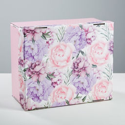 Коробка складная Цветочная сказка, 31,2 х 25,6 х 16,1 см - Дарите счастье фото 4