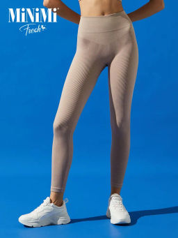 НОВИНКА!!! Леггинсы Minimi Mi 2911As Fresh в рубчик (кашкорсе) фото 9