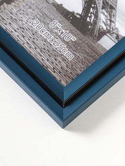 Фоторамка для фото 20×25 см «Остин», пластик, иссиня-чёрный, 23.5×18.5×1.5 см