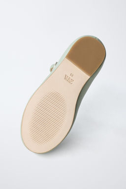 T-BAR LEATHER BALLET FLATS LIMITED EDITION - Zara фото 7