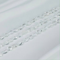 Бусины для украшений из Горного Хрусталя (галтовка) 39 см