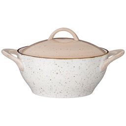 ФОРМА ДЛЯ ЗАПЕКАНИЯ С КРЫШКОЙ BRONCO NATURE 11*15,5*21 СМ 800 МЛ КРЕМОВАЯ