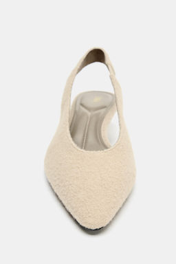 SHEARLING EFFECT SLINGBACK SHOES - Zara фото 10
