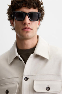 FAUX SUEDE OVERSHIRT - Zara фото 15