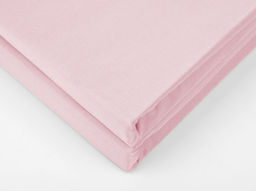 3969-БЧ Простыня на резинке сатин 220*200*25 рис. 12-2903 цв. розовый