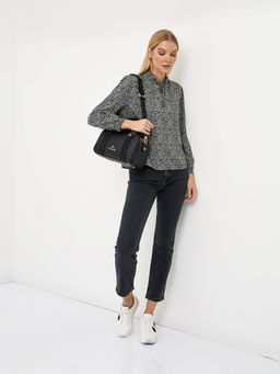 рубашка женская из вискозы с принтом - Glenfield фото 9