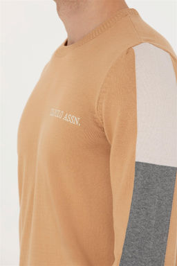 U. S. Polo Assn Мужской песочный свитер - U.s. polo assn фото 7