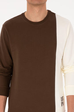 Erkek Kahverengi Sweatshirt