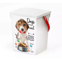 Контейнер для корма животных Собаки 5л арт. С49304