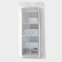 Органайзер для хранения белья LaDо́m, 16 ячеек, 32×32×12 см, серый