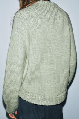 ASYMMETRIC HEM KNIT JUMPER - Zara фото 3